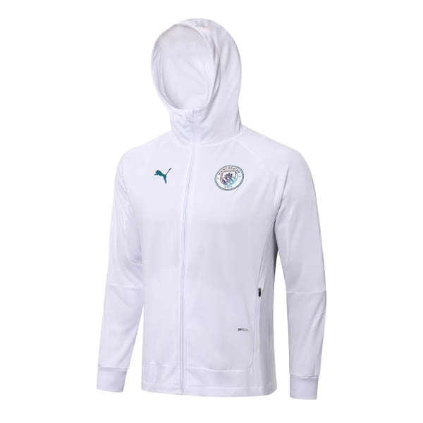 Chaqueta Con Capucha Manchester City 2022/2023 Blanco